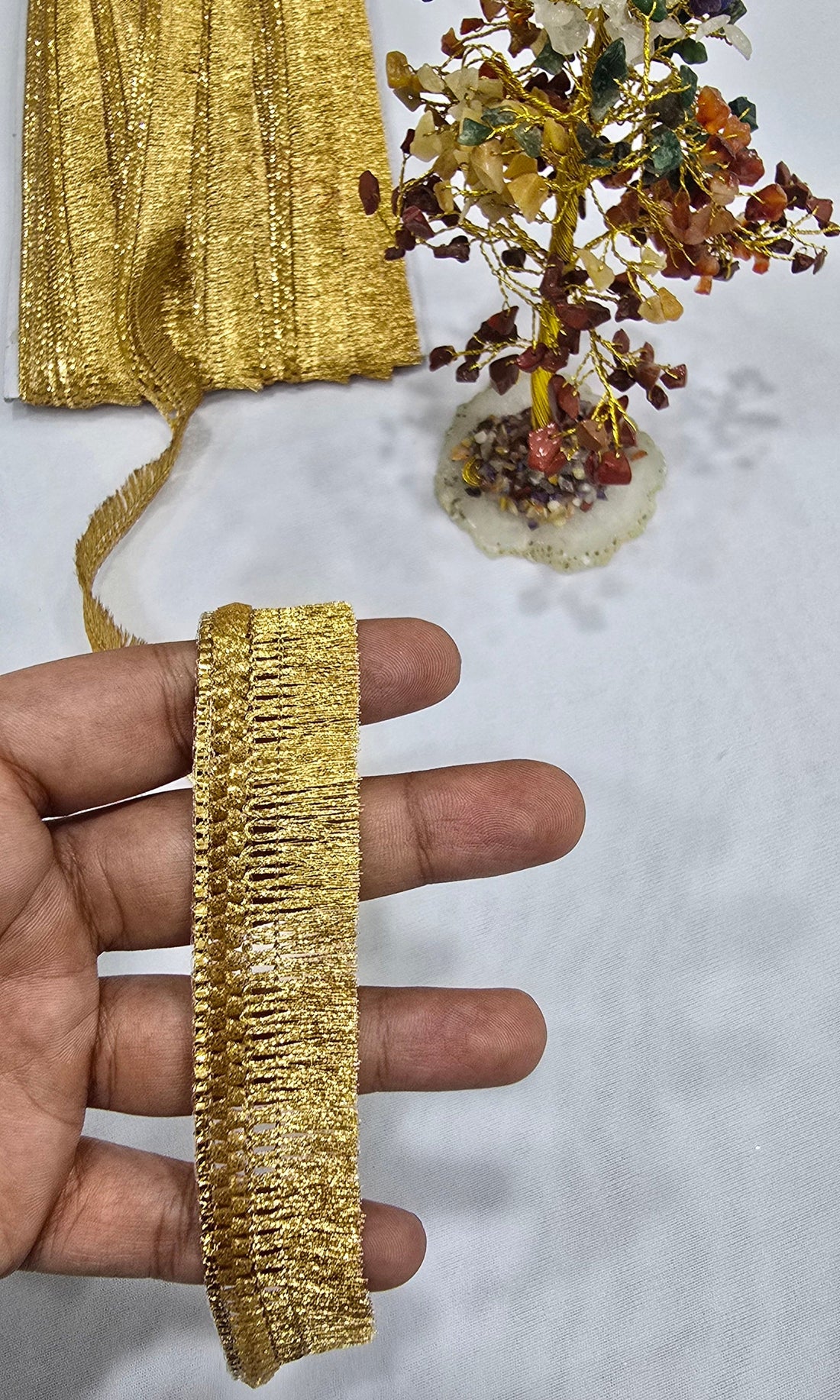 Jhalar Lace (R-9863G) (18mtrs) | IVAARA.