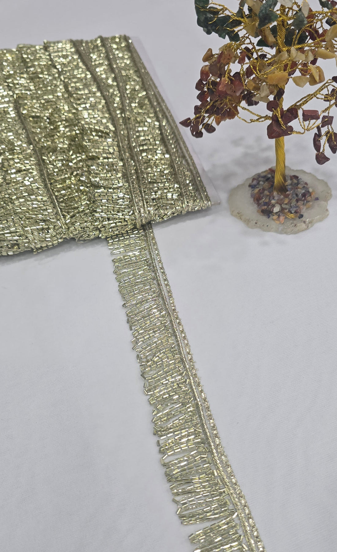 Jhalar Lace (R-225G) (9mtrs) | IVAARA.