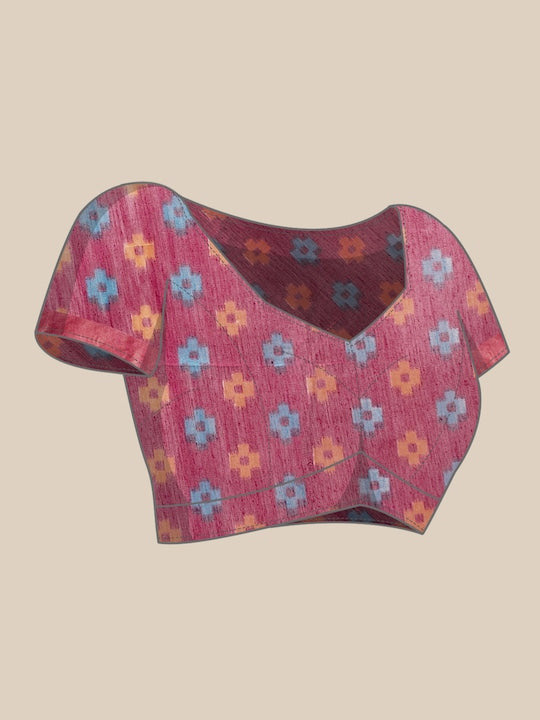 Zarina Brasso Wine Cotton Saree | Ivaara's Gifting Collection.