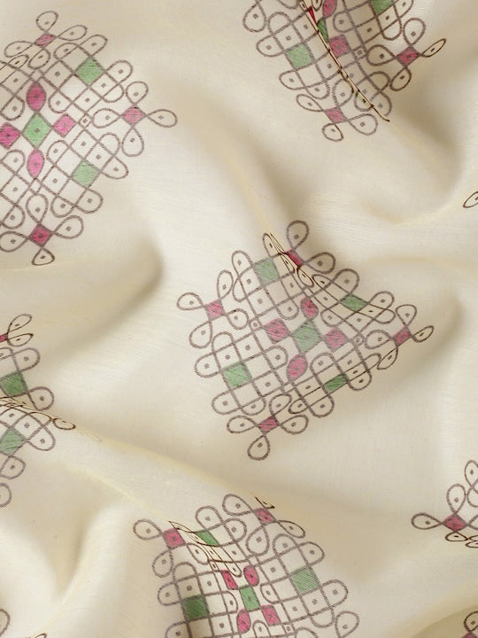 Zarina Tussar Pink Cotton Saree | Ivaara's Gifting Collection.
