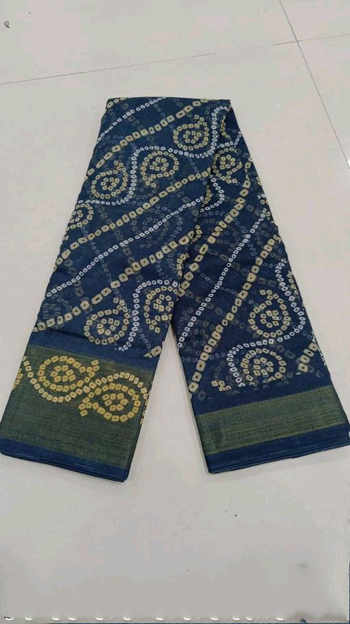Zarina Bandhej Cotton Grey Saree By Ivaara | Best Option For Gifting.